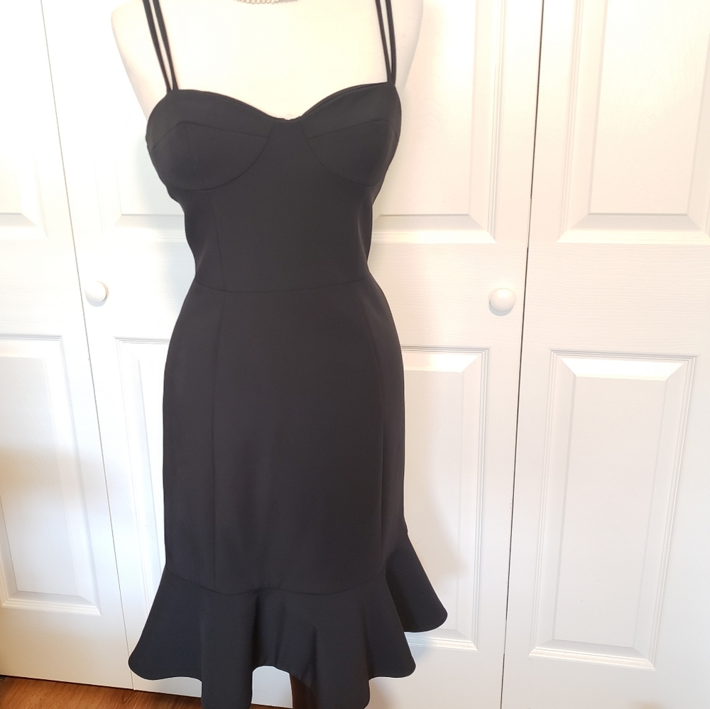 Grace MMXIII Black Stretch Jersey Bustier Dress - Picture 6 of 8